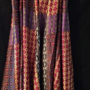 Ashley Stewart Multicolor Patterned Maxi Skirt